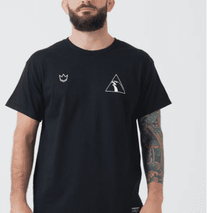 Front view of Jiu Jitsu Tee in Black — Alliance BJJ Houston